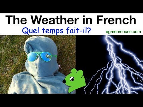 The Weather in French - Le Temps